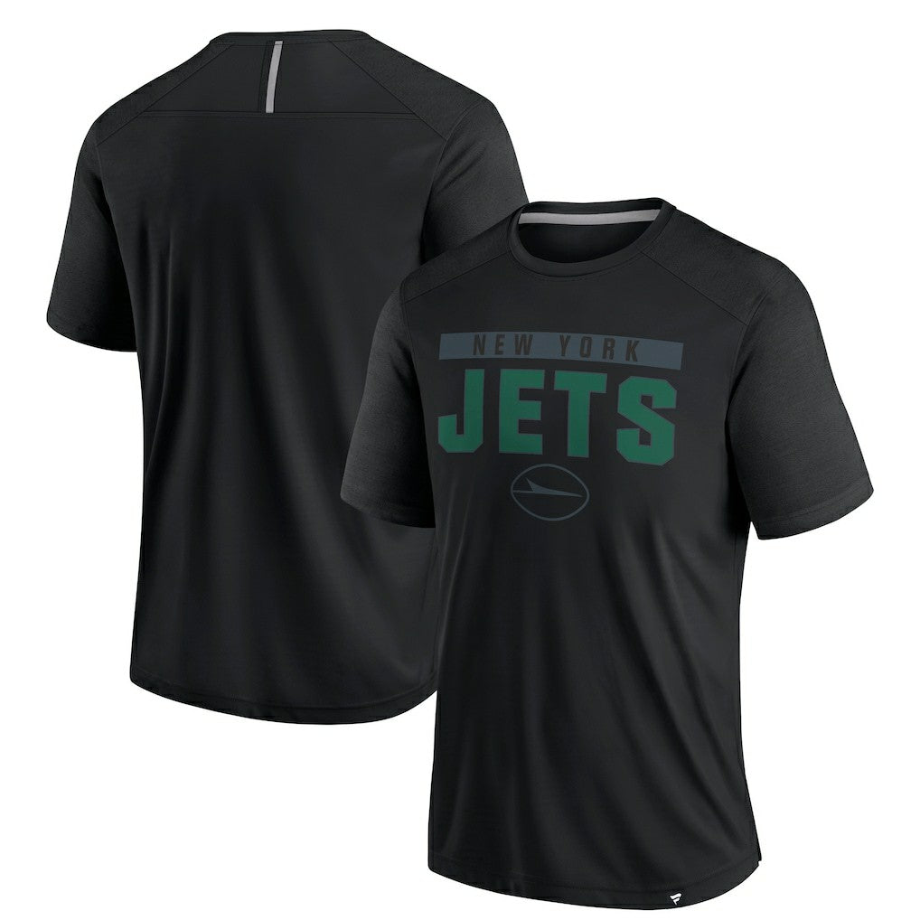 New York Jets Fanatics Defender Blackout T-Shirt