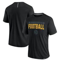 Pittsburgh Steelers Fanatics Defender Blackout T-Shirt