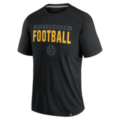 Pittsburgh Steelers Fanatics Defender Blackout T-Shirt