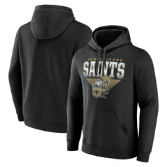 New Orleans Saints Fanatics Geometric Chrome Pullover Hoodie
