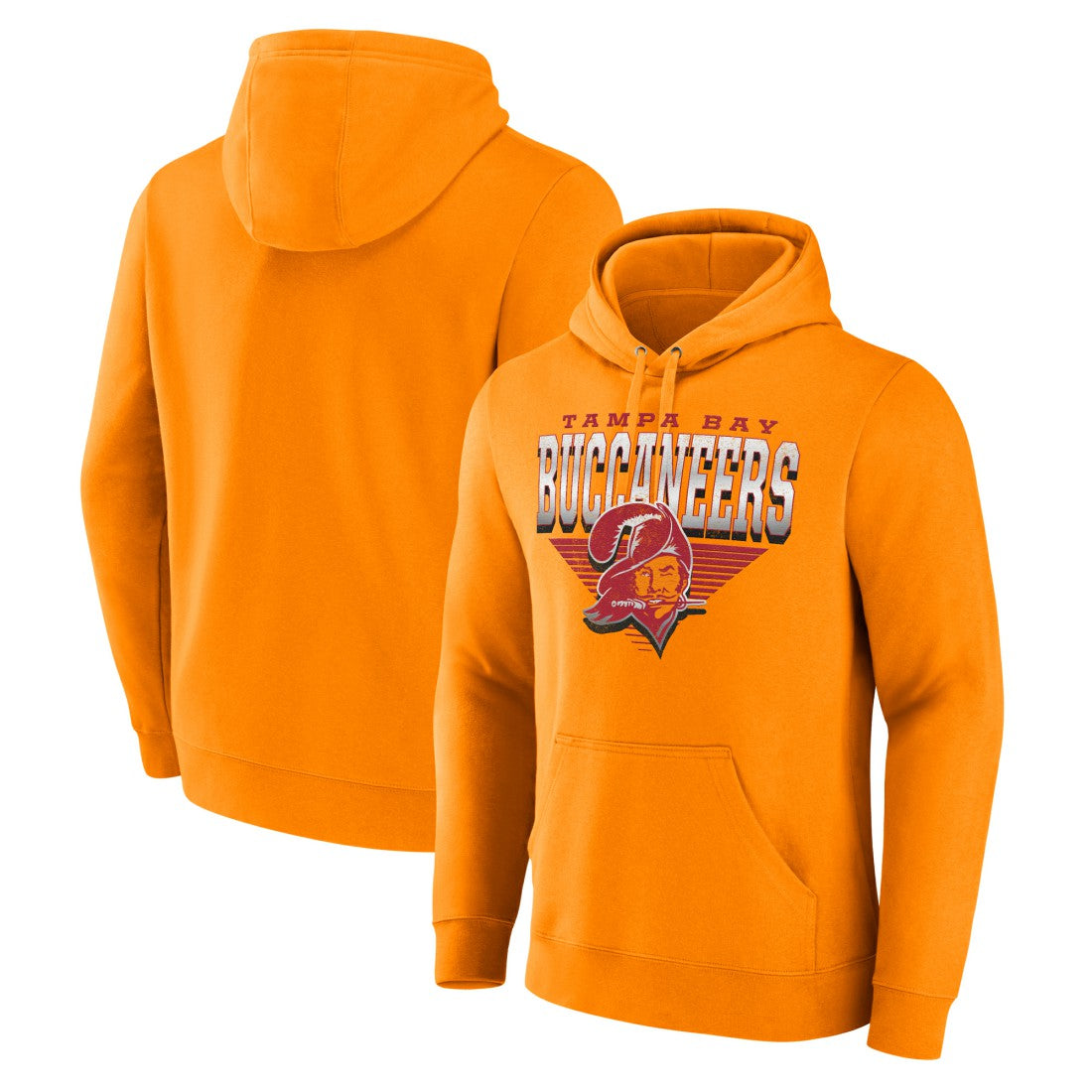 Tampa Bay Buccaneers Fanatics Geometric Chrome Pullover Hoodie