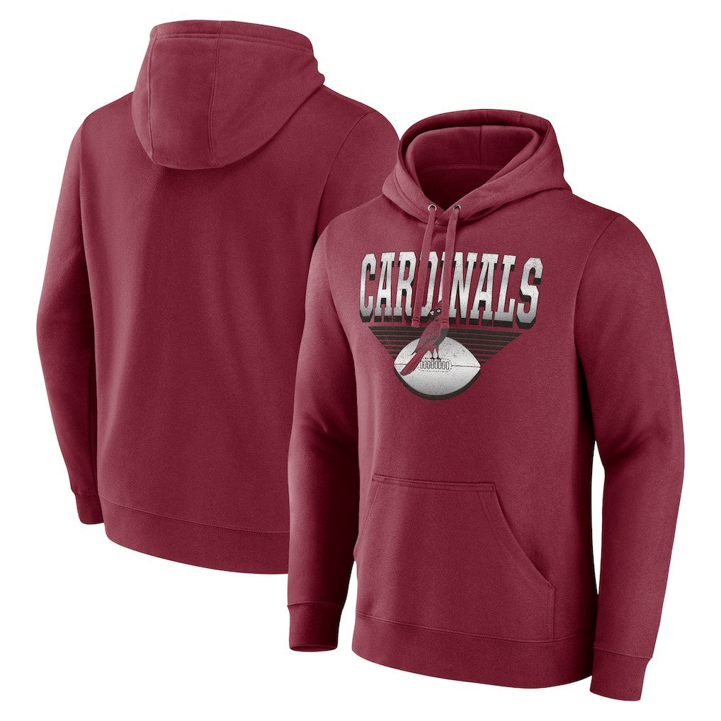 Arizona Cardinals Fanatics Geometric Chrome Pullover Hoodie