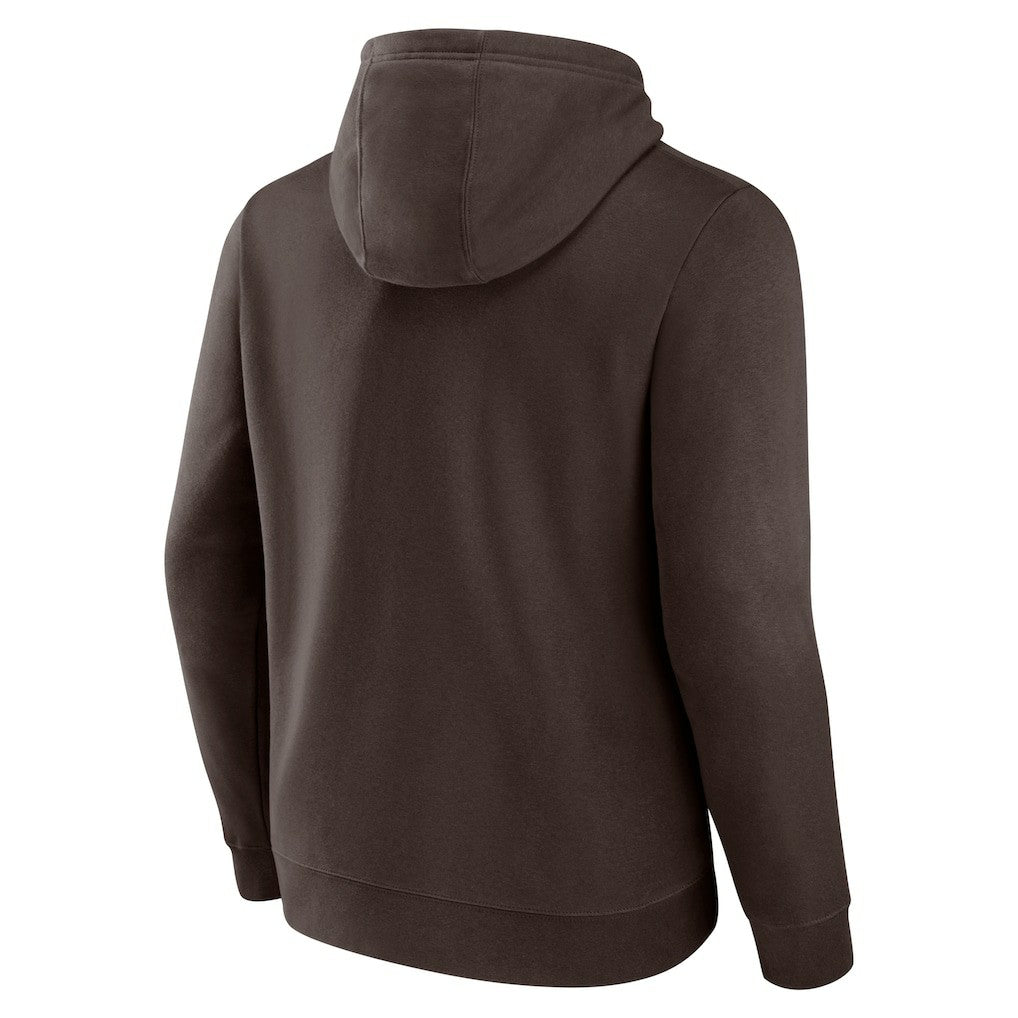 Cleveland Browns Fanatics Geometric Chrome Pullover Hoodie