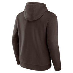 Cleveland Browns Fanatics Geometric Chrome Pullover Hoodie