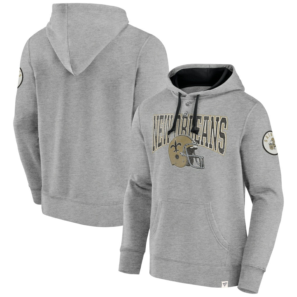 New Orleans Saints Fanatics Label Maker Pullover Hoodie