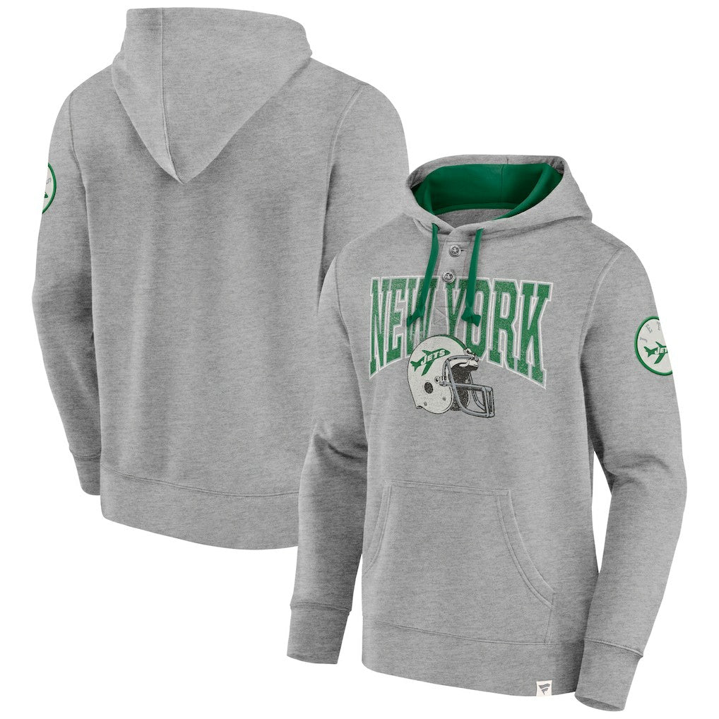 New York Jets Fanatics Label Maker Pullover Hoodie