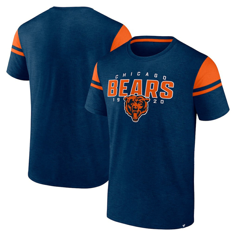 Chicago Bears Fanatics Old School Play Slub T-Shirt