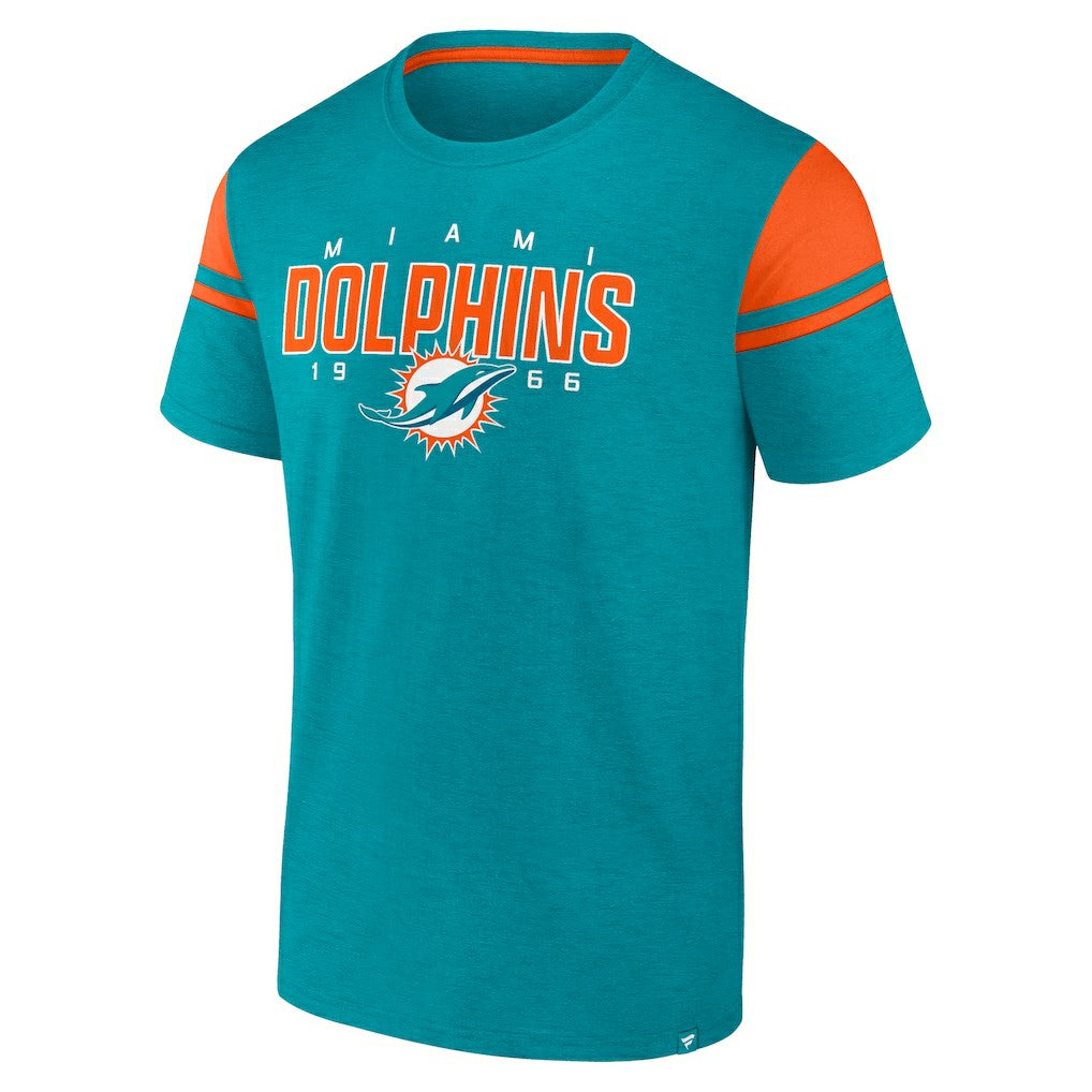 Miami Dolphins Fanatics Old School Play Slub T-Shirt