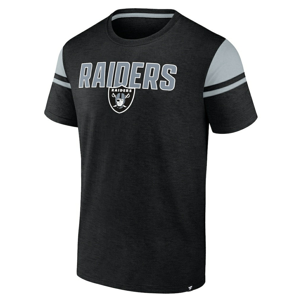 Las Vegas Raiders Fanatics Old School Play Slub T-Shirt