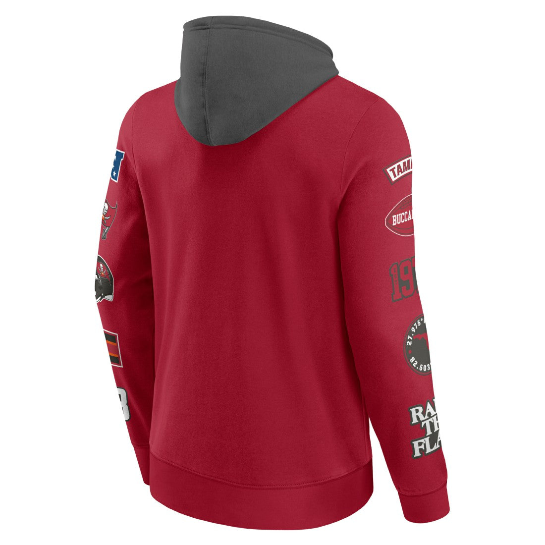 Tampa Bay Buccaneers Fanatics Patched Out Pullover Hoodie