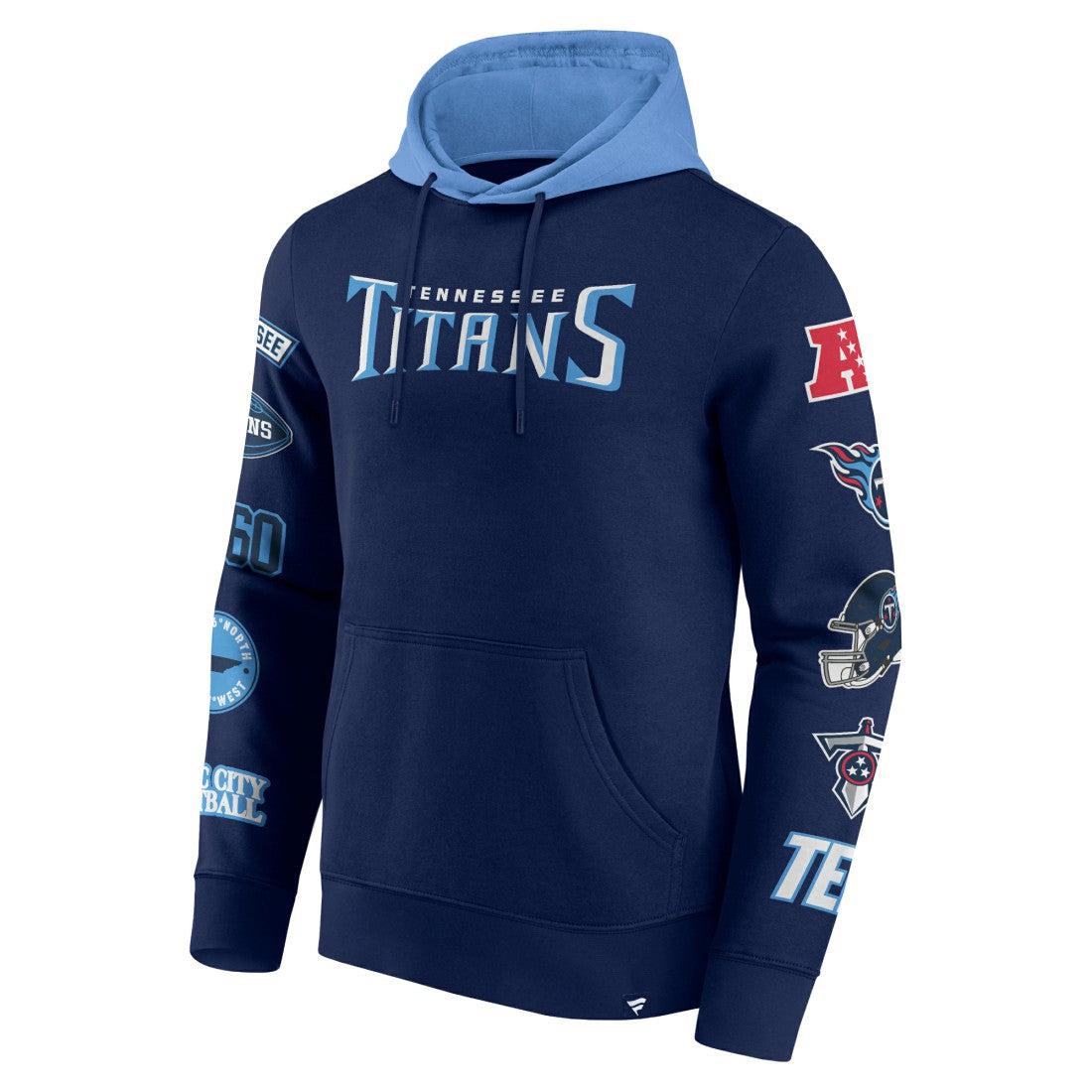 Tennessee Titans Fanatics Patched Out Pullover Hoodie