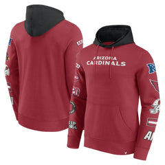 Arizona Cardinals Fanatics Patched Out Pullover Hoodie