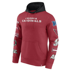 Arizona Cardinals Fanatics Patched Out Pullover Hoodie
