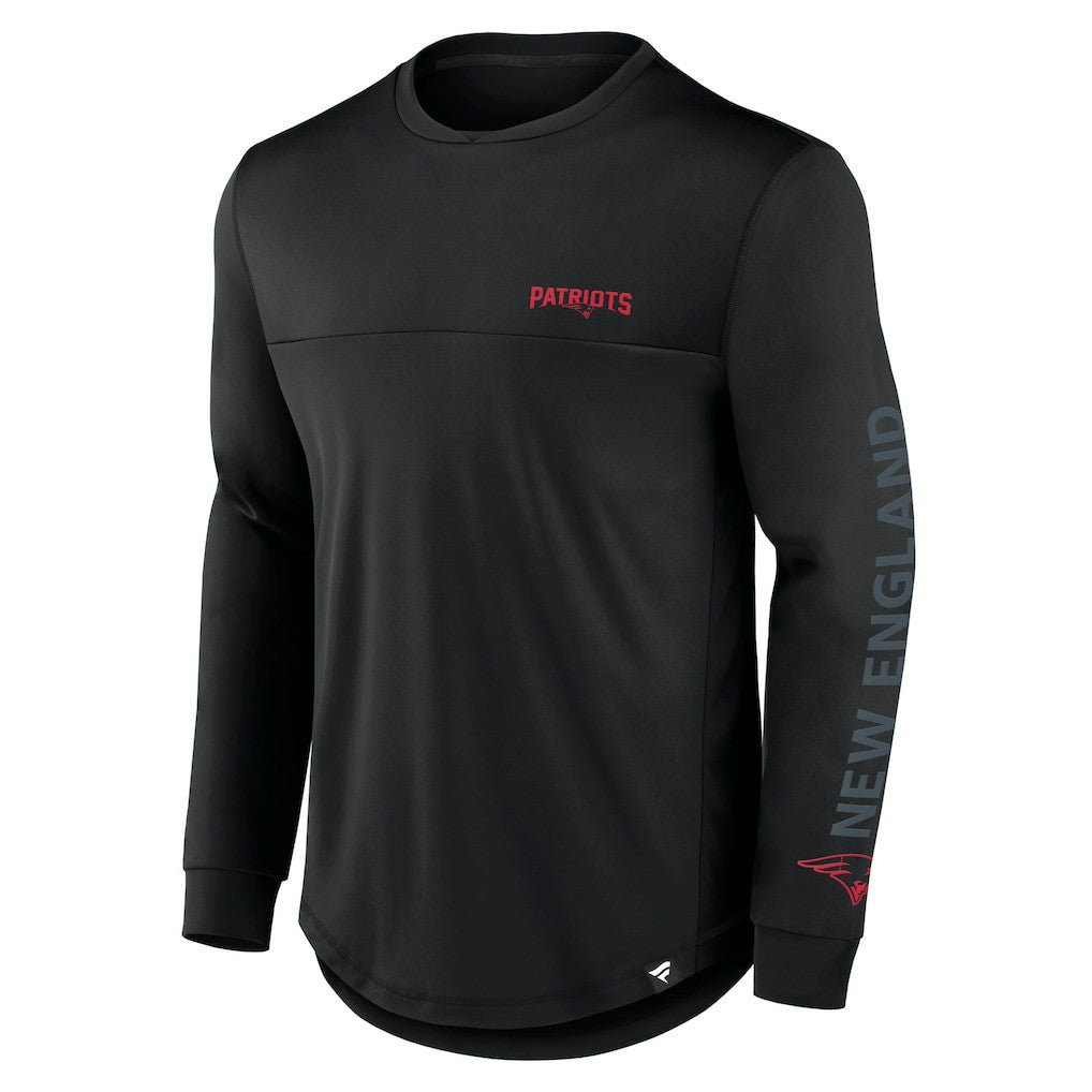New England Patriots Fanatics Blackout Long Sleeve T-Shirt