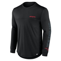 New England Patriots Fanatics Blackout Long Sleeve T-Shirt