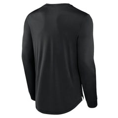 New Orleans Saints Fanatics Blackout Long Sleeve T-Shirt