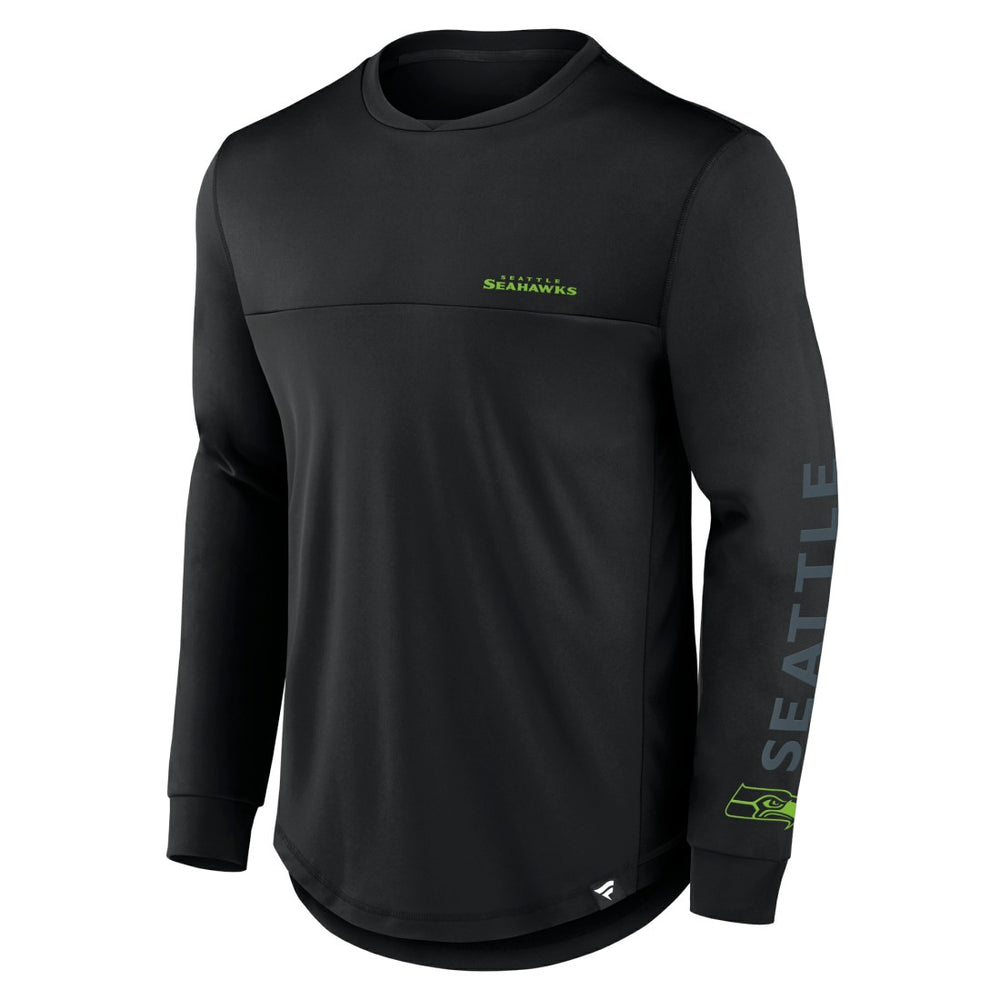 Seattle Seahawks Fanatics Blackout Long Sleeve T-Shirt