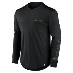 Seattle Seahawks Fanatics Blackout Long Sleeve T-Shirt