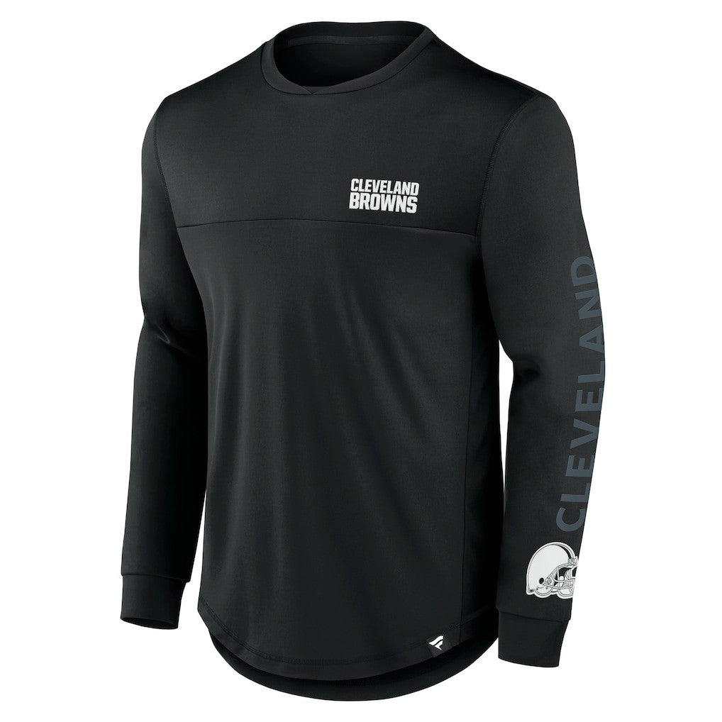 Cleveland Browns Fanatics Blackout Long Sleeve T-Shirt