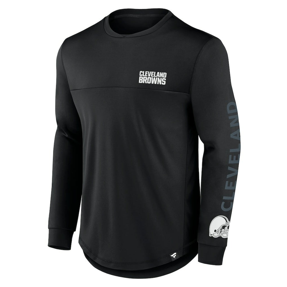 Cleveland Browns Fanatics Blackout Long Sleeve T-Shirt
