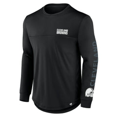 Cleveland Browns Fanatics Blackout Long Sleeve T-Shirt