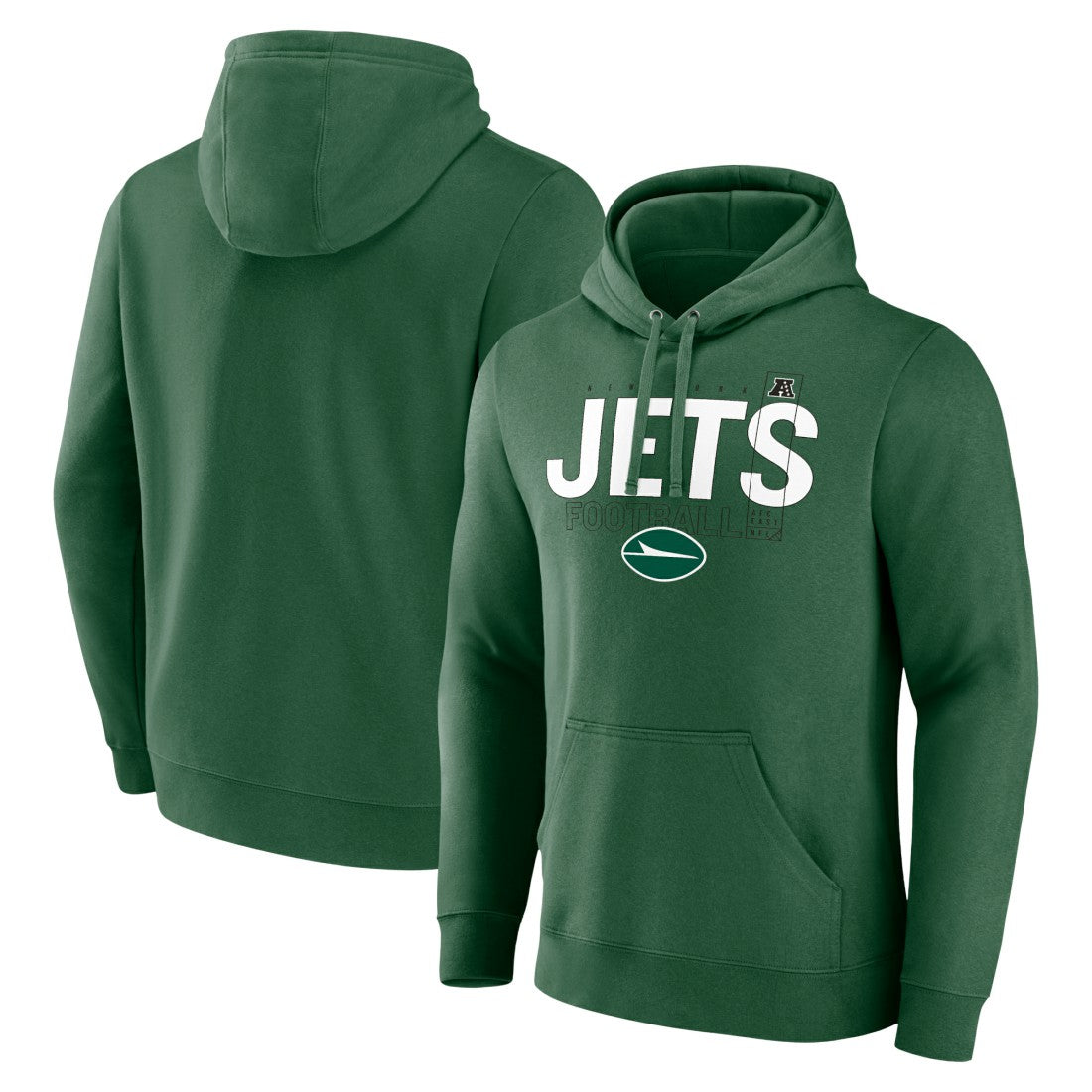 New York Jets Fanatics Pylon Outline Pullover Hoodie
