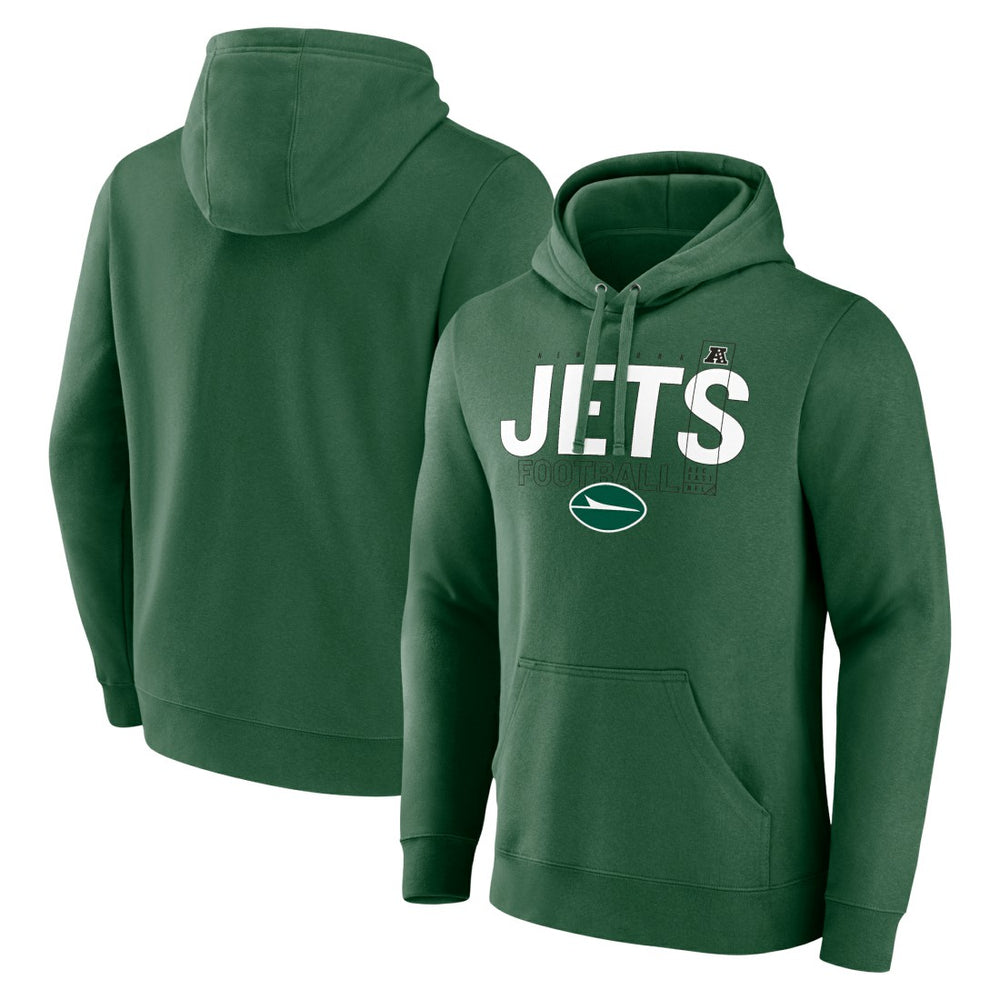 New York Jets Fanatics Pylon Outline Pullover Hoodie