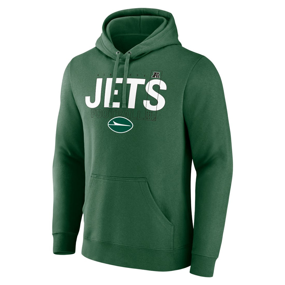 New York Jets Fanatics Pylon Outline Pullover Hoodie