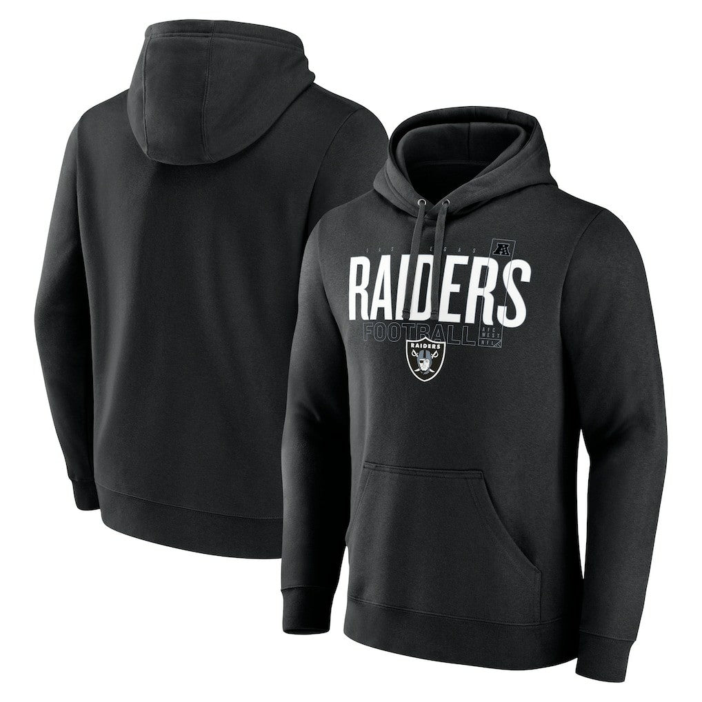 Las Vegas Raiders Fanatics Pylon Outline Pullover Hoodie