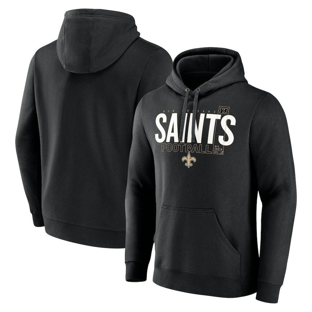 New Orleans Saints Fanatics Pylon Outline Pullover Hoodie