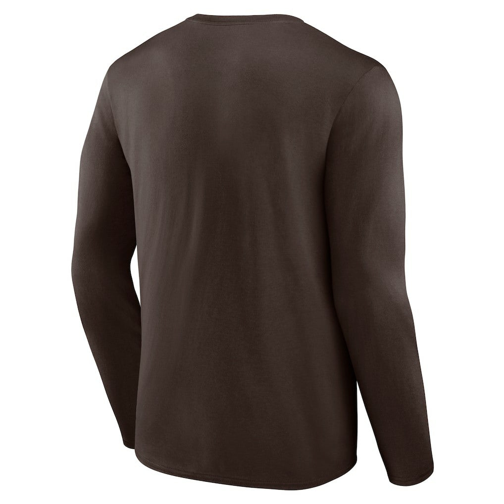 Cleveland Browns Fanatics Stat Sheet Long Sleeve T-Shirt