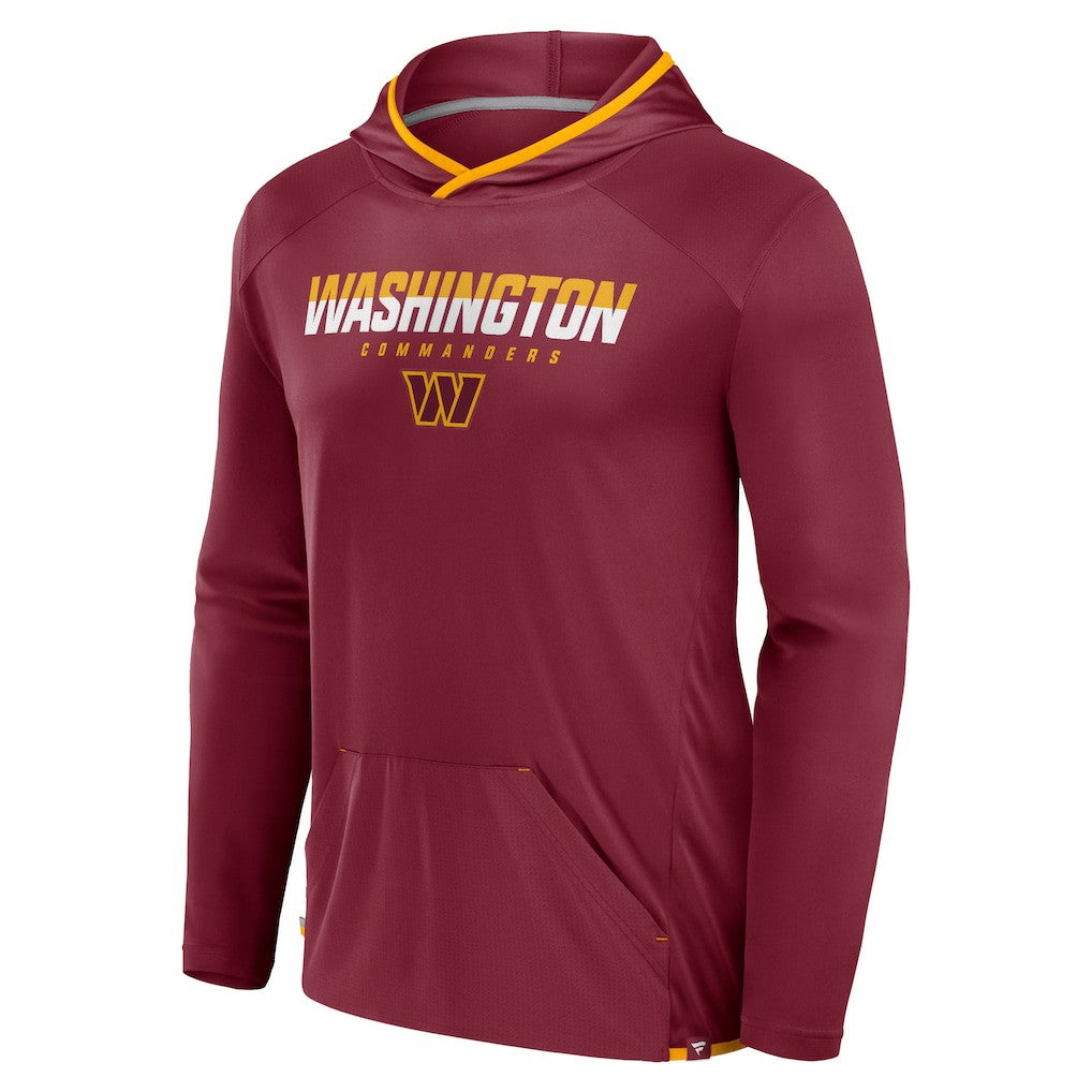 Washington Commanders Fanatics Transitional Defender Hoodie Long Sleeve T-Shirt
