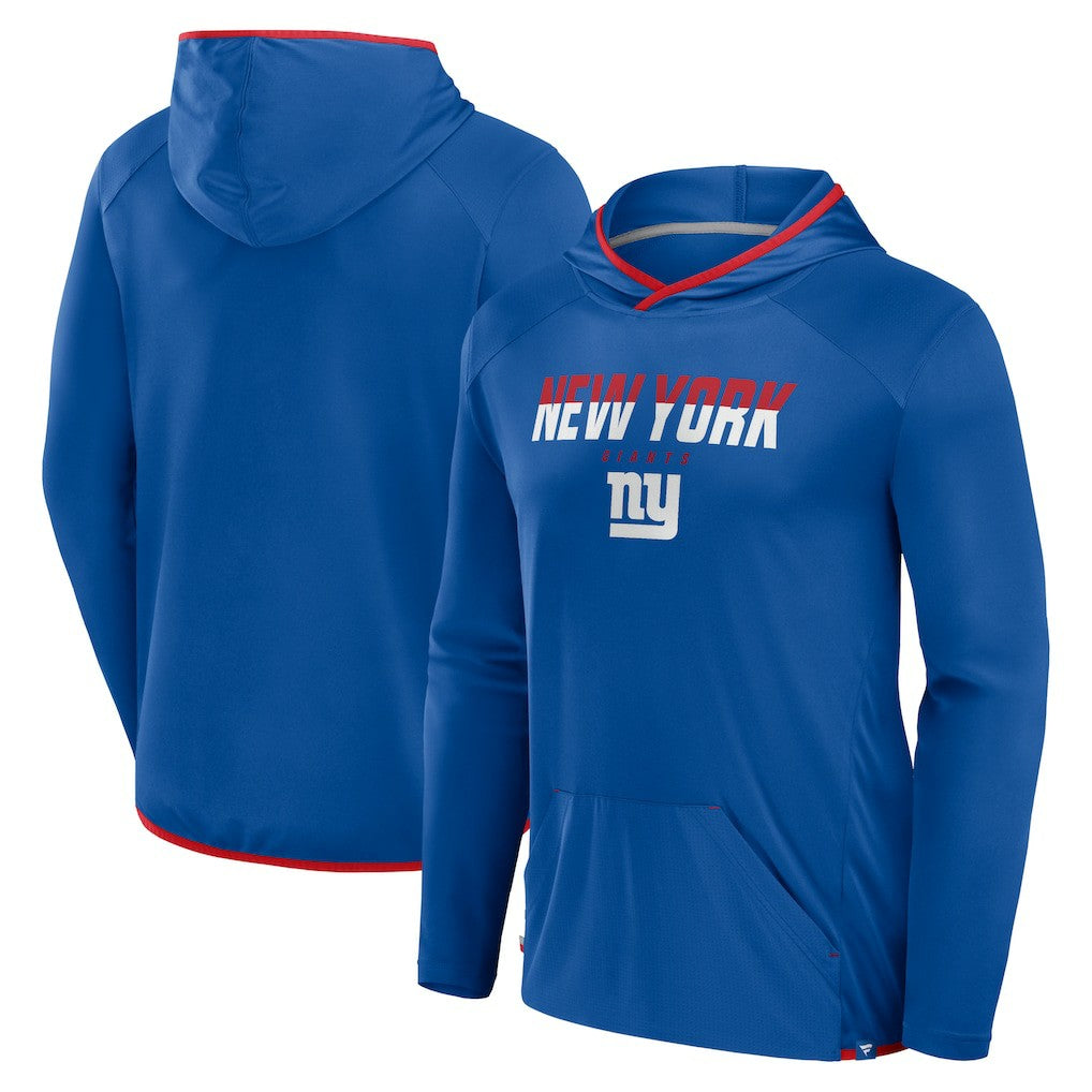 New York Giants Fanatics Transitional Defender Hoodie Long Sleeve T-Shirt