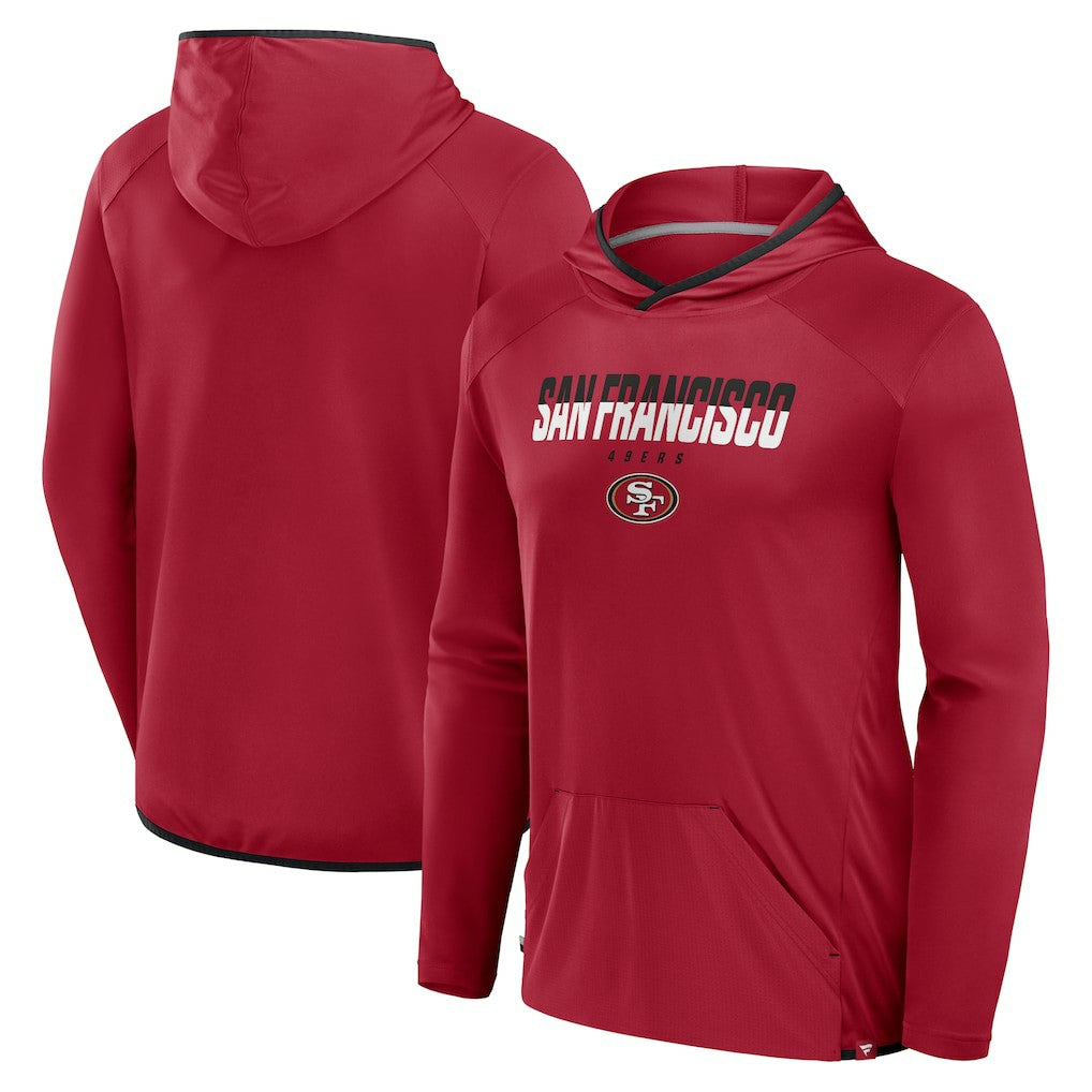 San Francisco 49ers Fanatics Transitional Defender Hoodie Long Sleeve T-Shirt