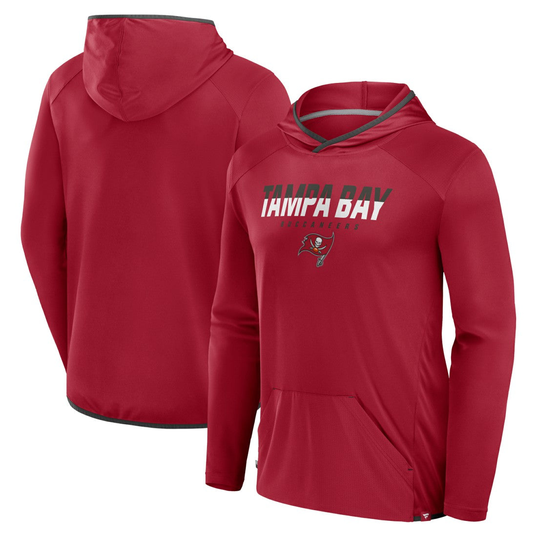 Tampa Bay Buccaneers Fanatics Transitional Defender Hoodie Long Sleeve T-Shirt
