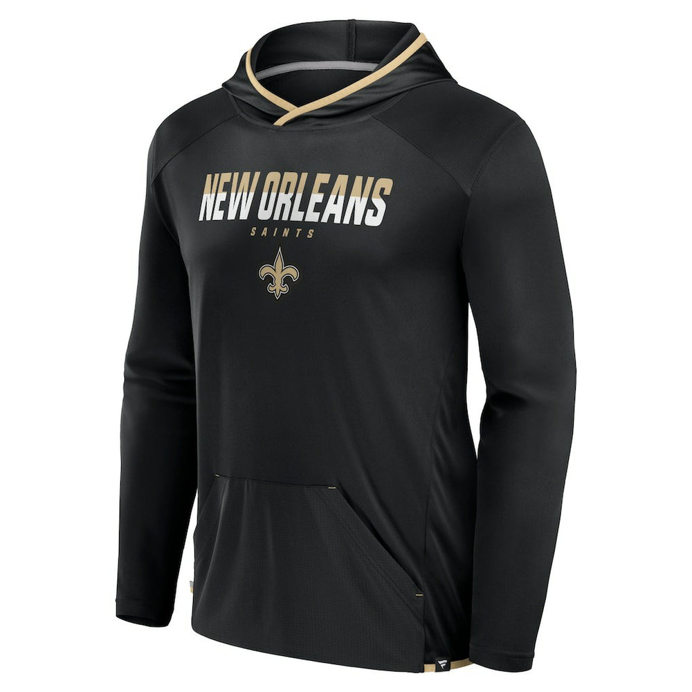 New Orleans Saints Fanatics Transitional Defender Hoodie Long Sleeve T-Shirt