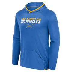 Los Angeles Chargers Fanatics Transitional Defender Hoodie Long Sleeve T-Shirt