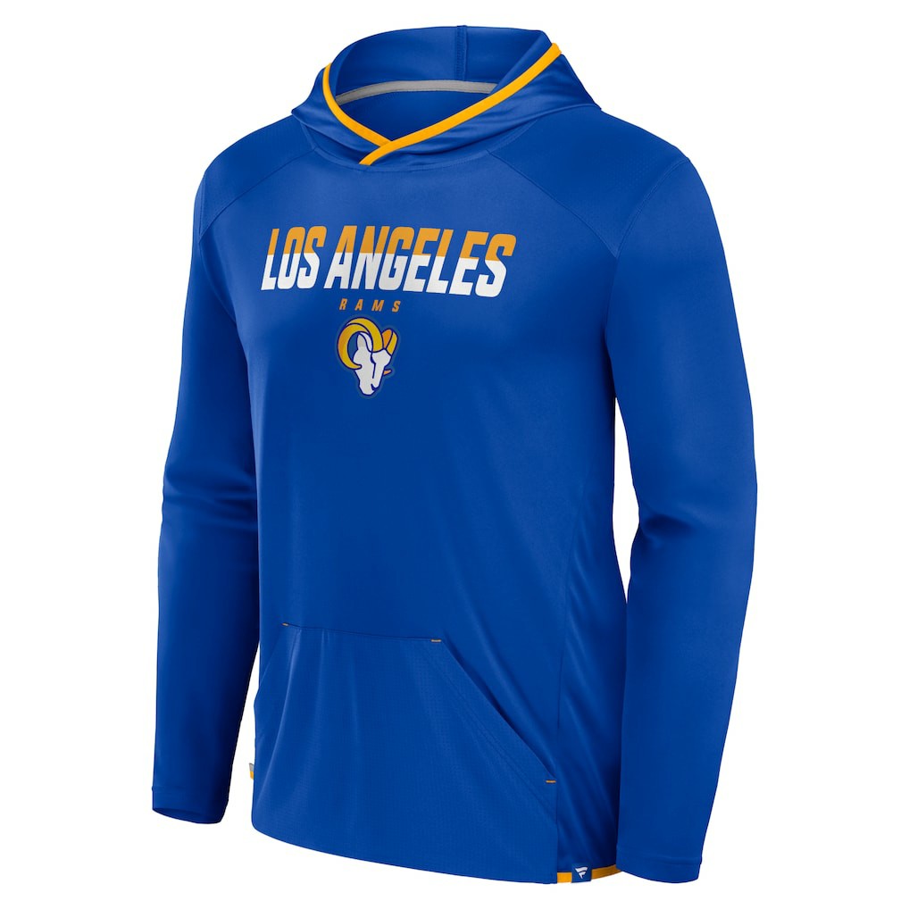 Los Angeles Rams Fanatics Transitional Defender Hoodie Long Sleeve T-Shirt