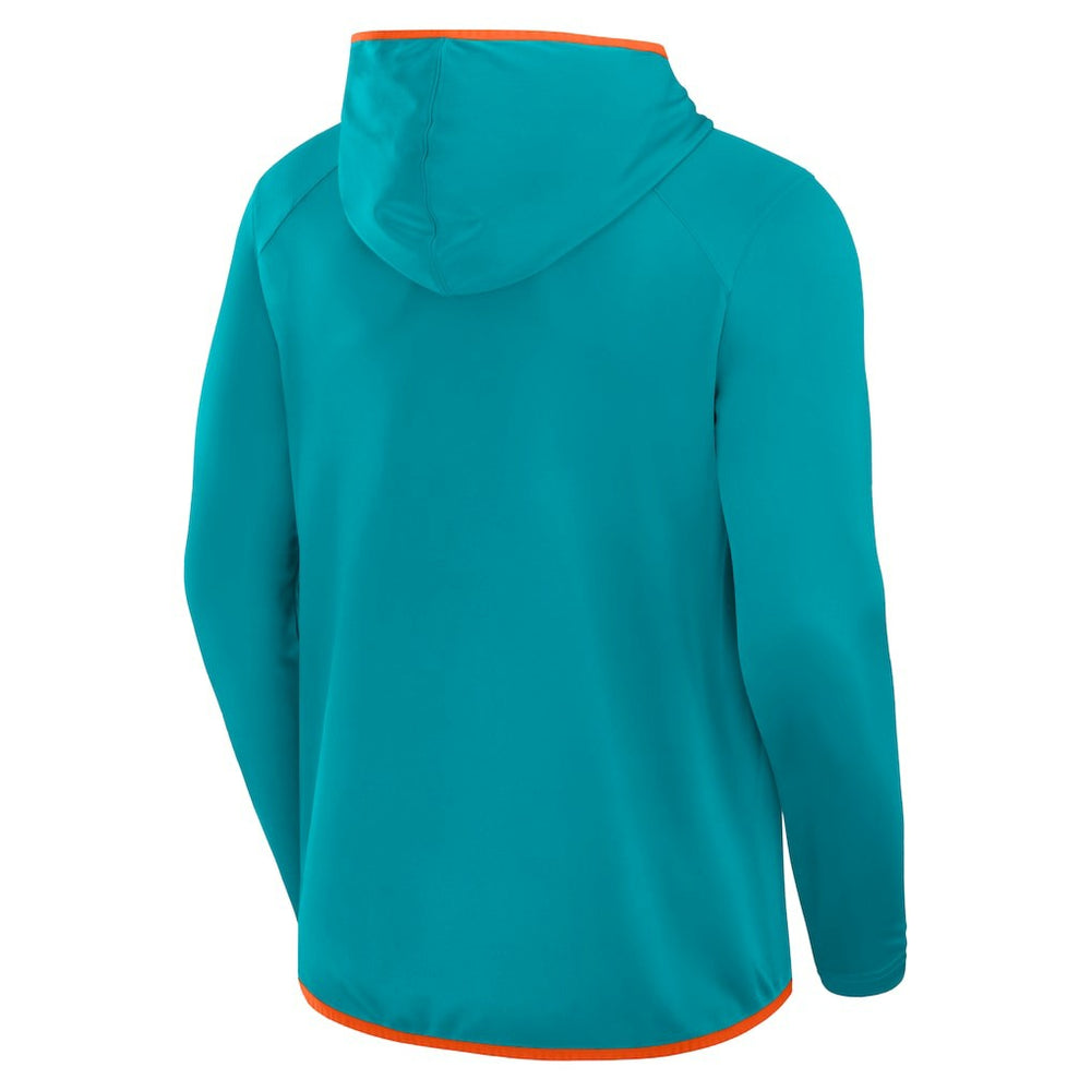 Miami Dolphins Fanatics Transitional Defender Hoodie Long Sleeve T-Shirt