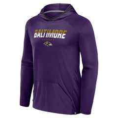 Baltimore Ravens Fanatics Transitional Defender Hoodie Long Sleeve T-Shirt