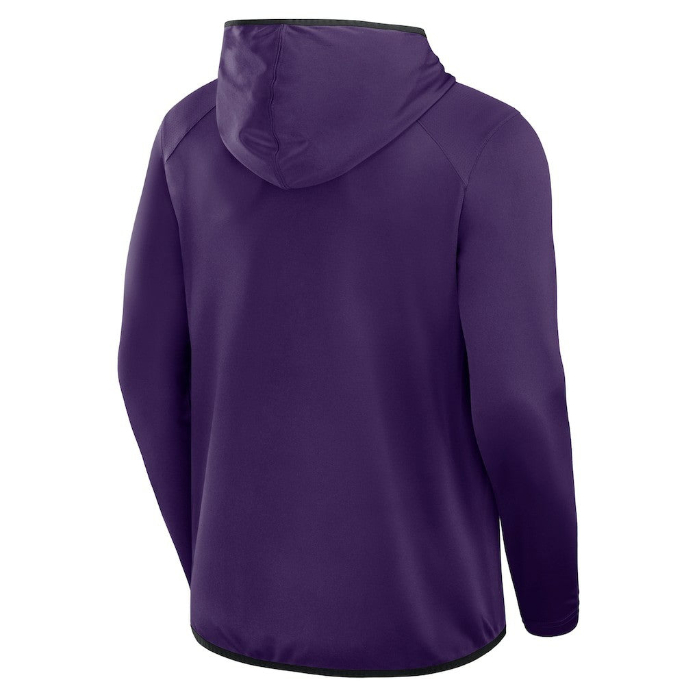 Baltimore Ravens Fanatics Transitional Defender Hoodie Long Sleeve T-Shirt