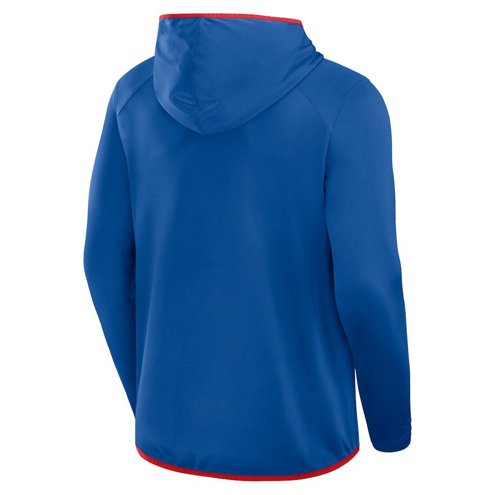 Buffalo Bills Fanatics Transitional Defender Hoodie Long Sleeve T-Shirt
