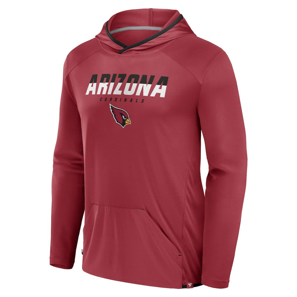 Arizona Cardinals Fanatics Transitional Defender Hoodie Long Sleeve T-Shirt