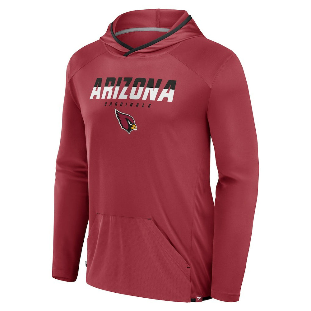 Arizona Cardinals Fanatics Transitional Defender Hoodie Long Sleeve T-Shirt