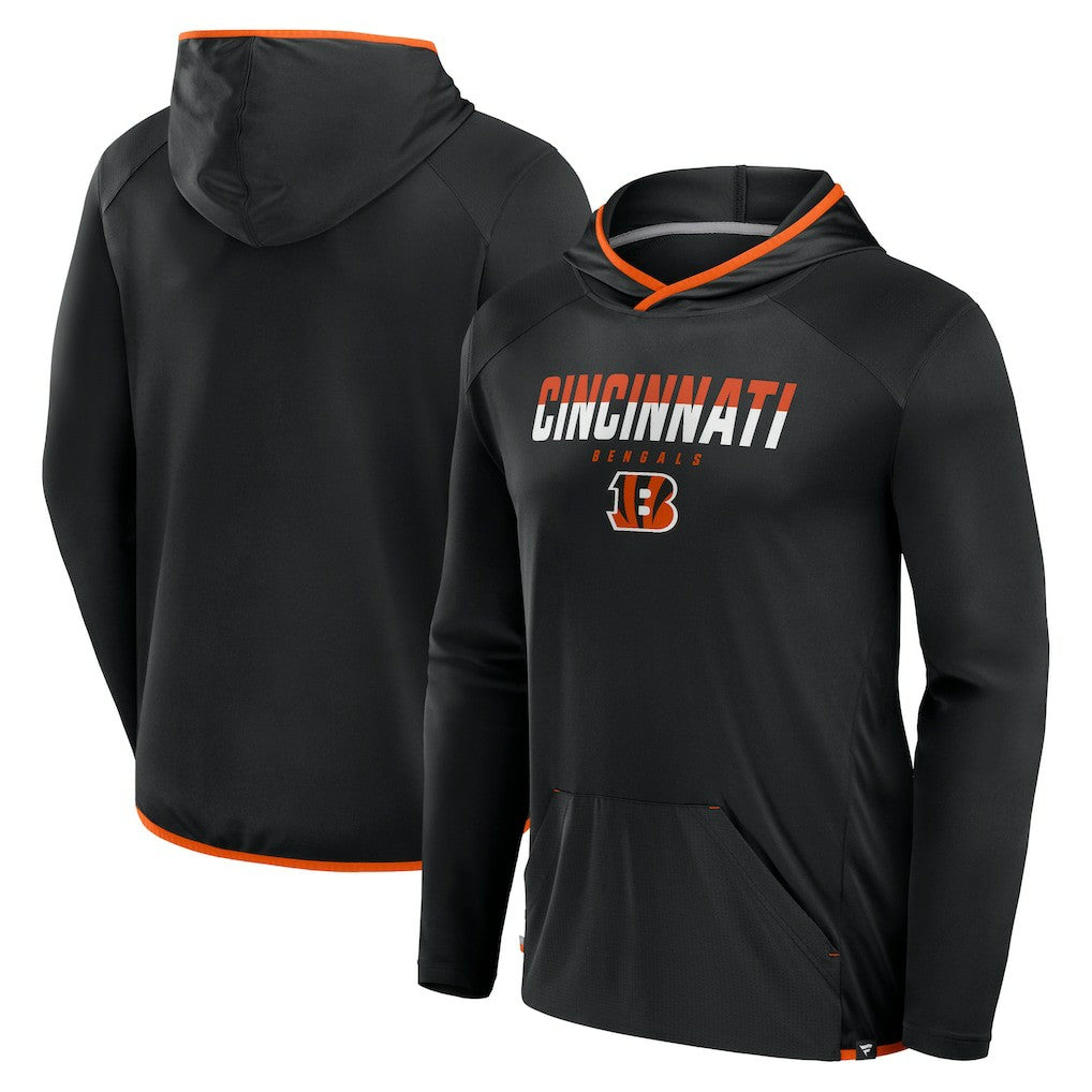 Cincinnati Bengals Fanatics Transitional Defender Hoodie Long Sleeve T-Shirt