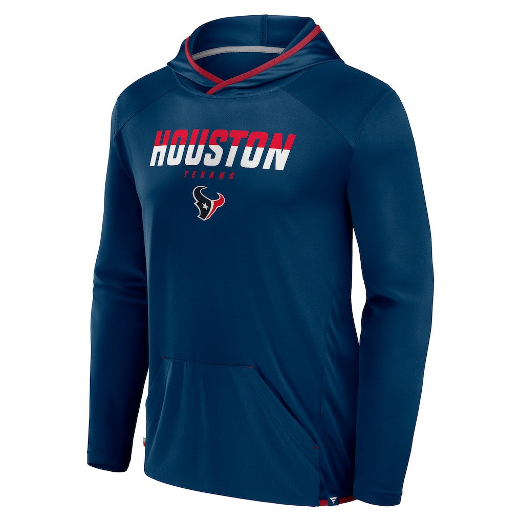 Houston Texans Fanatics Transitional Defender Hoodie Long Sleeve T-Shirt