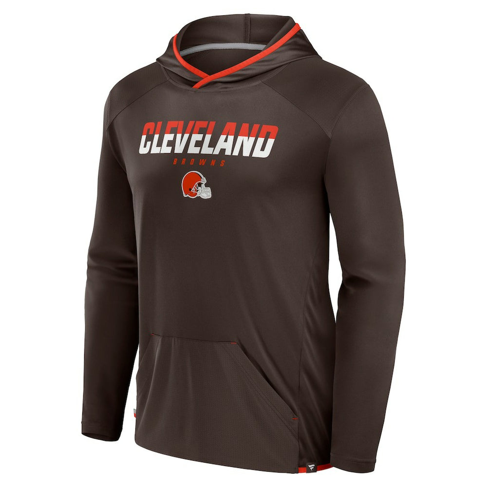 Cleveland Browns Fanatics Transitional Defender Hoodie Long Sleeve T-Shirt
