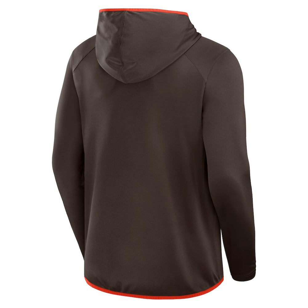 Cleveland Browns Fanatics Transitional Defender Hoodie Long Sleeve T-Shirt