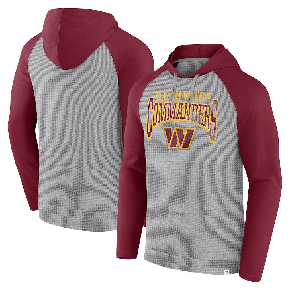 Washington Commanders Fanatics Under Center Long Sleeve Hoodie T-Shirt
