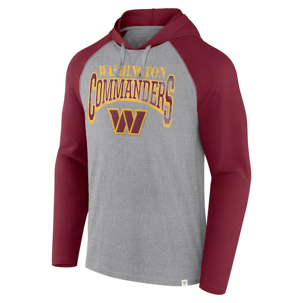 Washington Commanders Fanatics Under Center Long Sleeve Hoodie T-Shirt